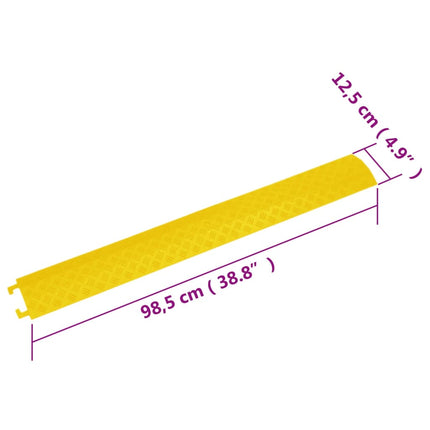 Rampe di Protezione Cavi 4 pz 98,5 cm gialla