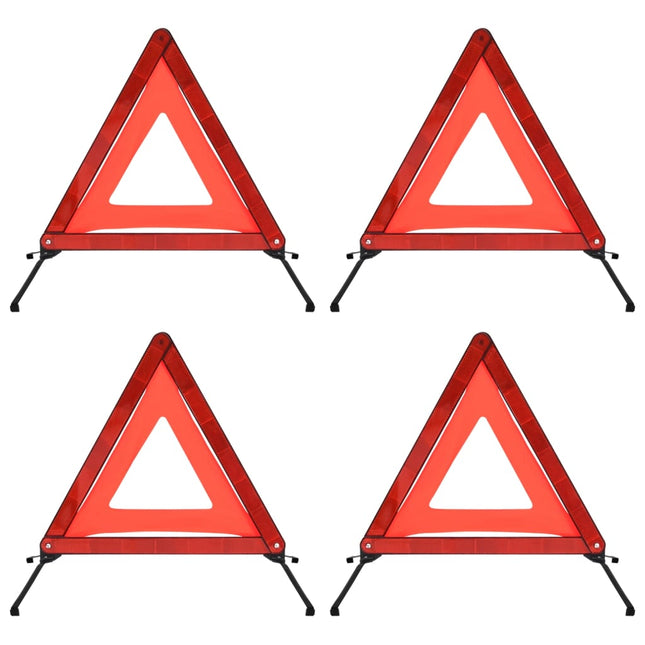 Triangoli Stradali 4pz Rosso 56,5x36,5x44,5cm
