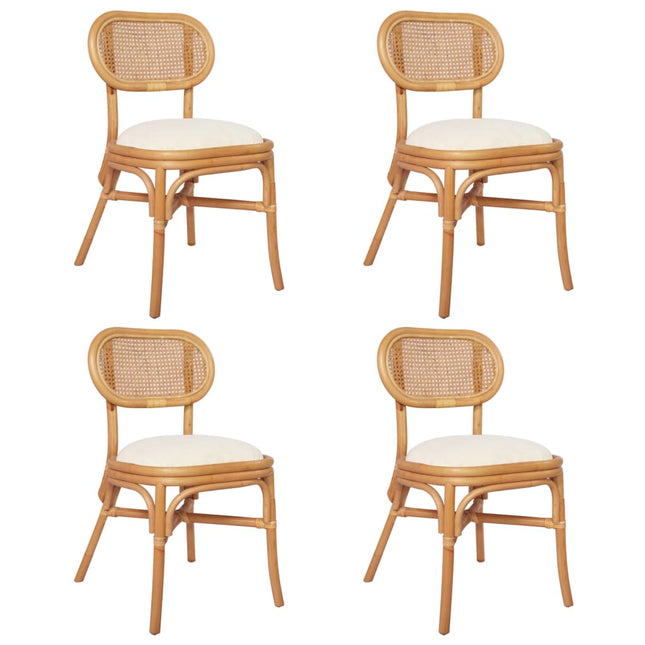 Sedie da Pranzo 4 pz Lino