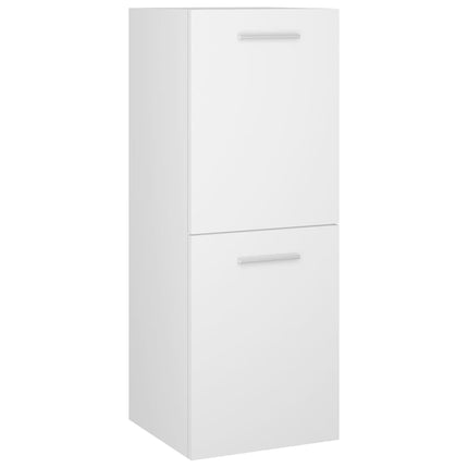 Set Mobili da Bagno Bianco in Legno Multistrato