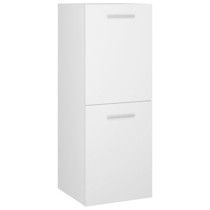 Set Mobili da Bagno Bianco in Legno Multistrato