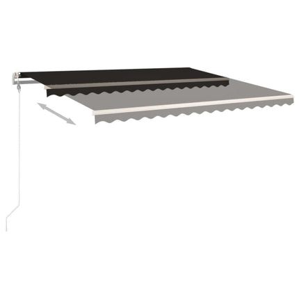 Tenda da Sole Retrattile Automatica 450x300 cm Antracite