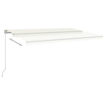 Tenda da Sole Retrattile Manuale 500x300 cm Crema