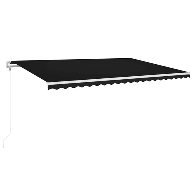 Tenda Automatica con Sensore Vento e LED 500x300 cm Antracite