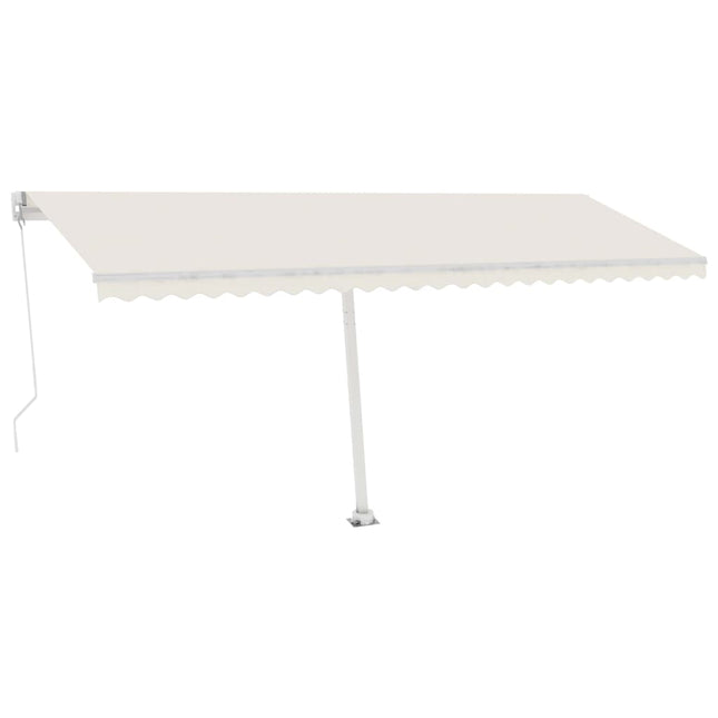 Tenda da Sole Manuale Autoportante 500x300 cm Crema