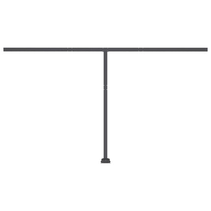 Tenda Retrattile Manuale Autoportante 400x300 cm Blu/Bianco