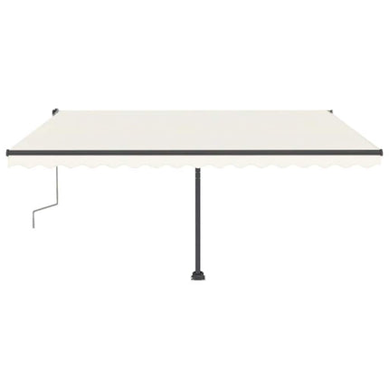 Tenda Sole Retrattile Manuale Autoportante 400x300 cm Crema