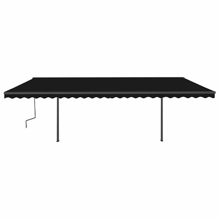 Tenda da Sole Automatica con Sensore Vento e LED 6x3m Antracite