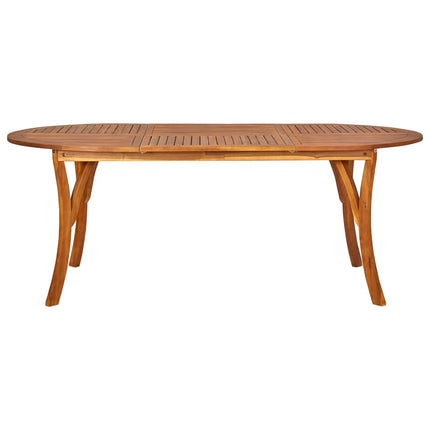 Set Mobili da Pranzo per Giardino 9 pz Nero