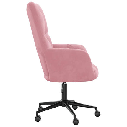 Sedia Relax Rosa in Velluto