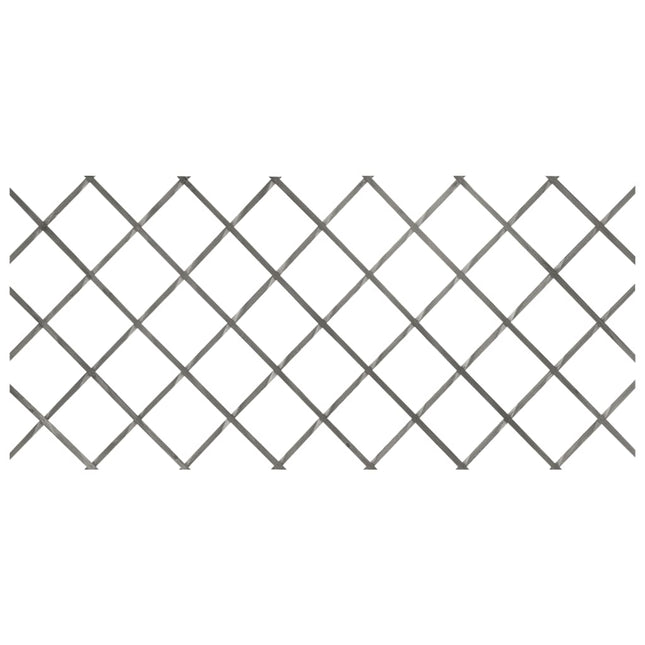 Recinzione a Traliccio 5 pz in Massello Abete Grigio 180x80 cm