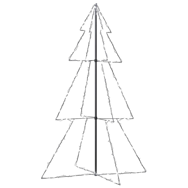 Albero di Natale a Cono 240 LED per Interni Esterni 118x180 cm