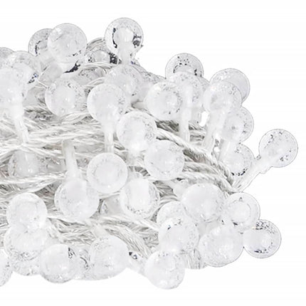 Filo di Luci Sferiche 40 m 400 LED Bianco Freddo 8 Funzioni