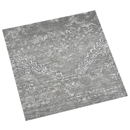 Listoni Pavimenti Adesivi 20 pz 1,86 mÂ² Grigio Cemento in PVC