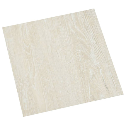 Listoni per Pavimenti Autoadesivi 20 pz in PVC 1,86 mÂ² Crema