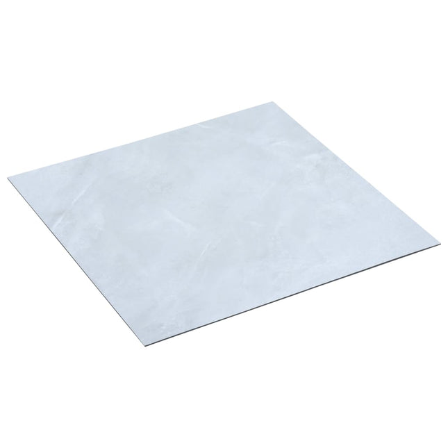 Listoni Pavimenti Adesivi 20 pz in PVC 1,86 mÂ² Marmo Bianco