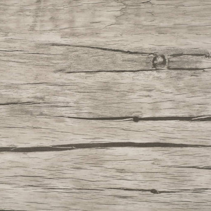 Listoni Autoadesivi in PVC 5,21 m² 2 mm Rovere Slavato