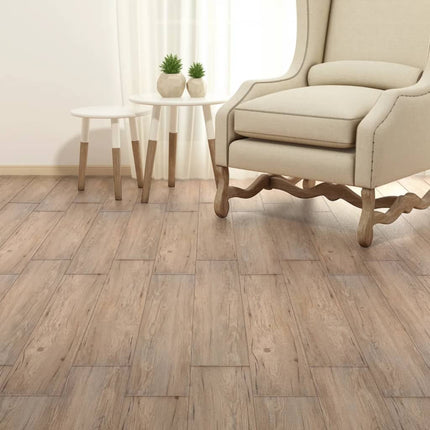 Listoni Pavimenti Autoadesivi in PVC 5,21 m² 2mm Rovere Marrone