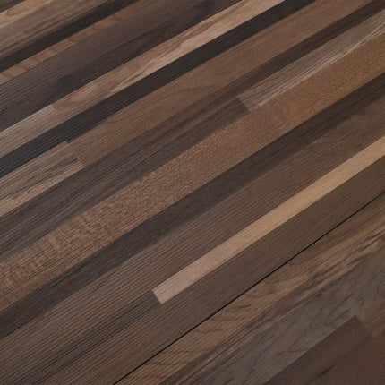Listoni Autoadesivi in PVC 5,21 m² 2 mm Marrone a Strisce