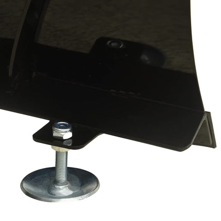Spazzaneve per ATV 115x38 cm Nero