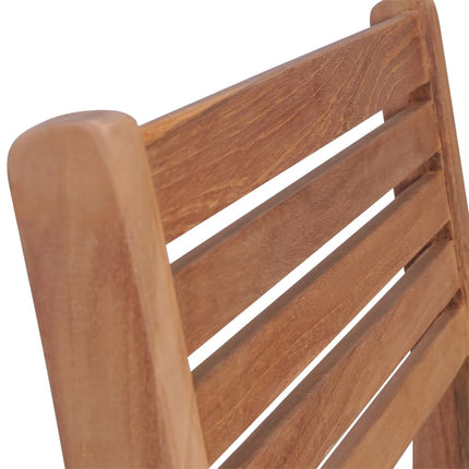 Sedie da Giardino Impilabili 8 pz in Legno Massello di Teak