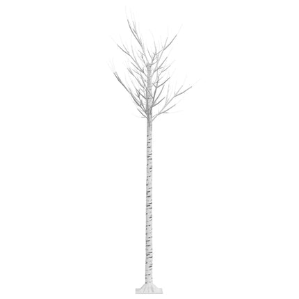 Albero Natale 200 LED 2,2 m Salice Blu Interno Esterno