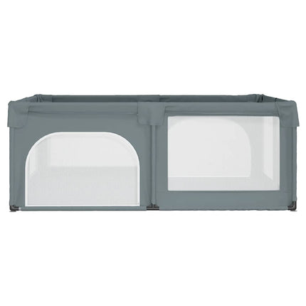 Box per Bambini con 2 Porte Grigio Chiaro Tessuto Oxford
