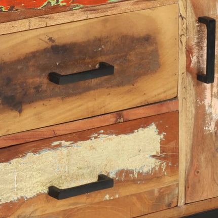 Credenza 88x30x73 cm in Legno Massello di Recupero