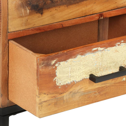 Credenza 88x30x73 cm in Legno Massello di Recupero