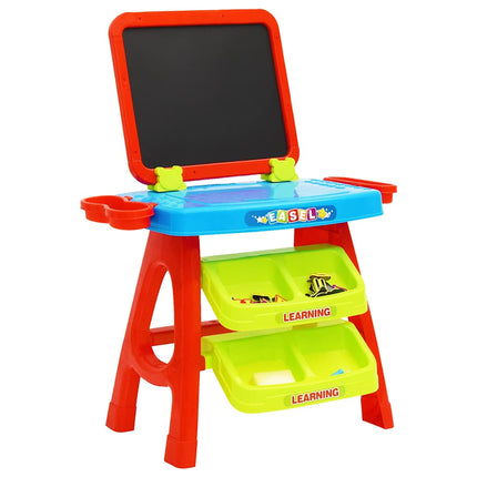 Set da Gioco 3-1 per Bambini con Cavalletto e Scrivania