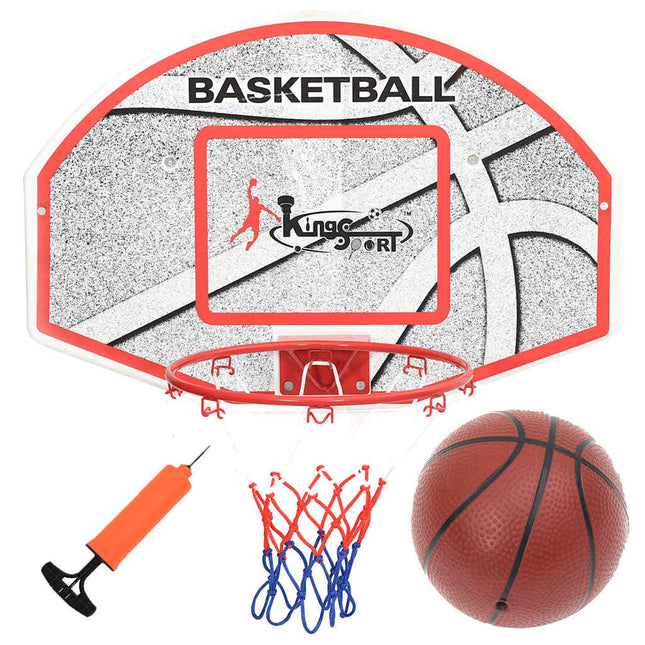 Set Tabellone da Basket da Parete 3 pz 66x44,5 cm