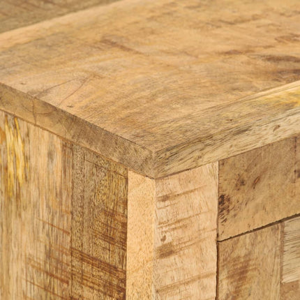 Credenza 110x30x74 cm in Legno di Mango Grezzo