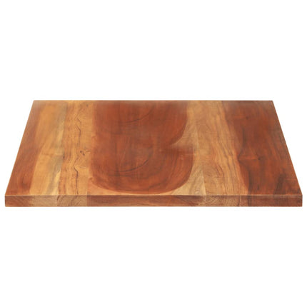 Piano del Tavolo 140x60x(2,5-2,7) cm Legno Massello di Acacia