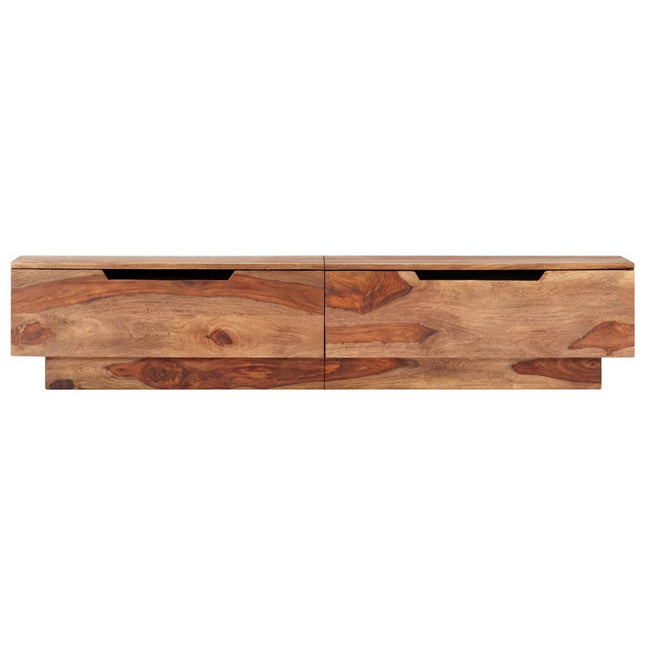 Mobile Porta TV 145x30x30 cm in Legno Massello di Sheesham