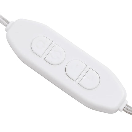 Applique Specchio 8 Lampadine LED Bianco Caldo e Bianco Freddo