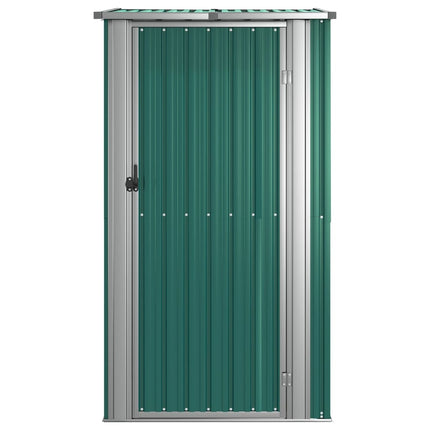 Capanno da Giardino Verde 118,5x97x209,5 cm in Acciaio Zincato