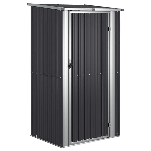 Capanno da Giardino Antracite 118,5x97x209,5 cm Acciaio Zincato