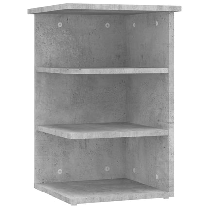 Credenza Grigio Cemento 35x35x55 cm in Legno Multistrato