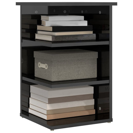 Credenza Grigio Lucido 35x35x55 cm in Legno Multistrato