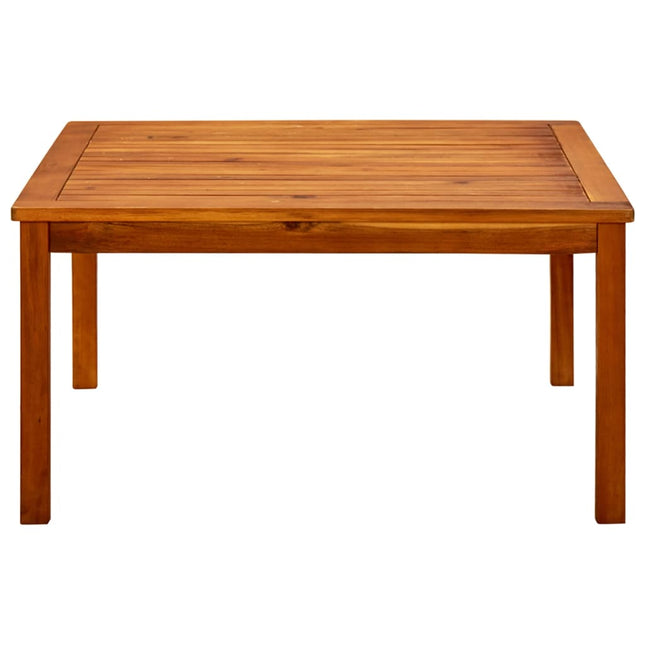 Tavolino da Giardino 85x85x45 cm in Legno Massello di Acacia