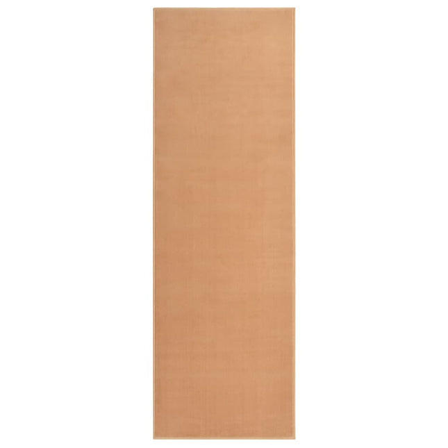 Tappeto Lungo in BCF Beige 80x250 cm