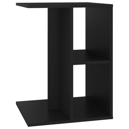 Tavolino Nero 60x40x45 cm in Legno Multistrato