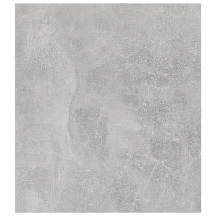 Tavolino Grigio Cemento 60x40x45 cm in Legno Multistrato