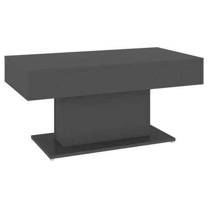 Tavolino da Salotto Grigio 96x50x45 cm in Legno Multistrato