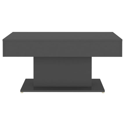 Tavolino da Salotto Grigio 96x50x45 cm in Legno Multistrato