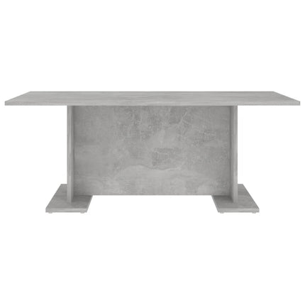 Tavolino Salotto Grigio Cemento 103,5x60x40cm Legno Multistrato