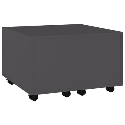 Tavolino da Salotto Grigio 60x60x38 cm in Legno Multistrato