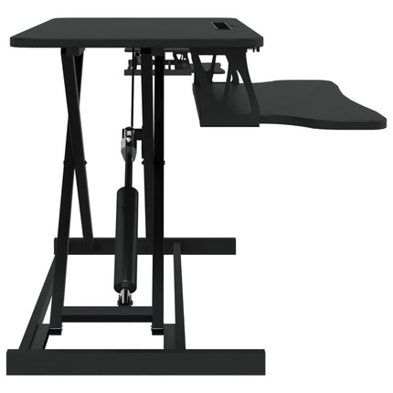 Banco da Lavoro Regolabile 90x40x(13-50) cm in Acciaio e Legno