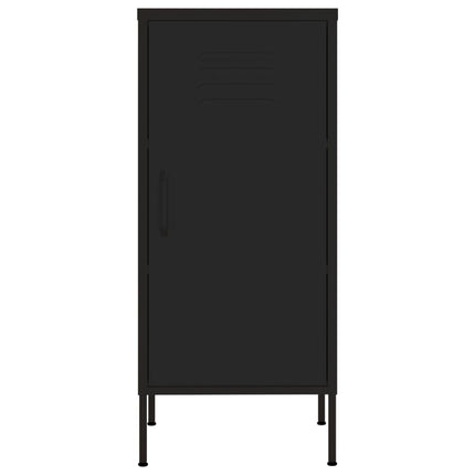 Armadietto Nero 42,5x35x101,5 cm in Acciaio