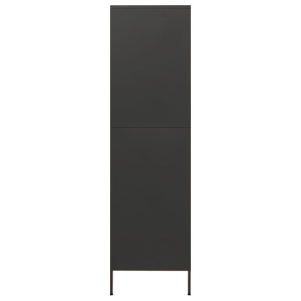 Armadio Antracite 90x50x180 cm in Acciaio